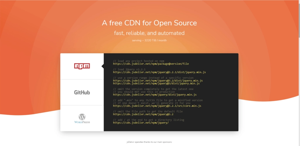 利用jsDeliver和GitHub为网站添加免费cdn内容分发，加速网页访问-个人笔记